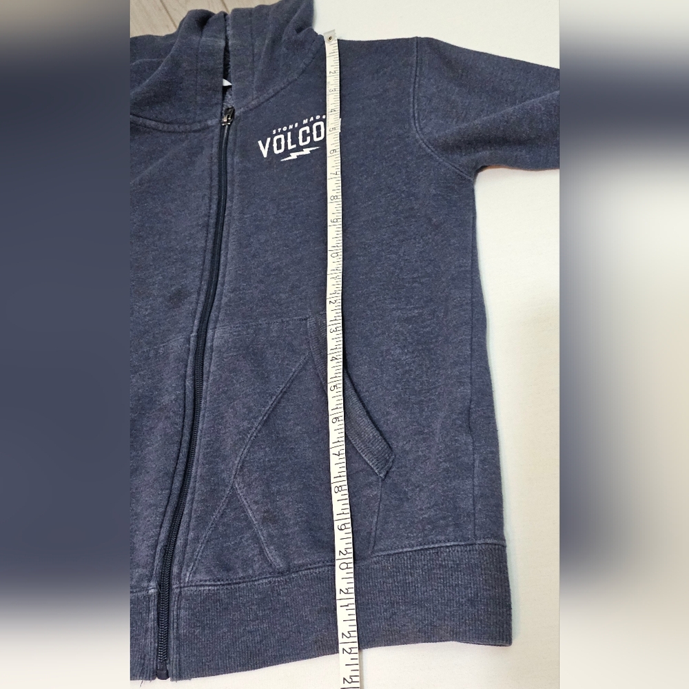 Volcom Zip Up Blue Hoodie Jacket - Picture 7 of 12